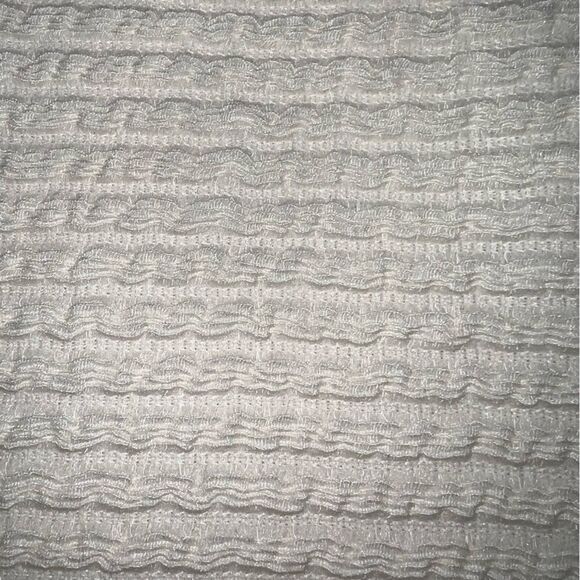 Flying Tomato Mini Dress Size M Cream Sheer Bell Sleeve - Picture 6 of 11